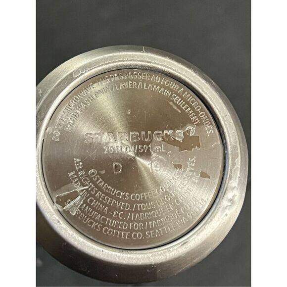 Starbucks Summer 2020 Multicolor Monstera Leaves Insulated Stainless Steel Water - Picture 4 of 4